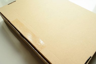 Kargo için kahverengi kutu ambalajı, kağıt desenli