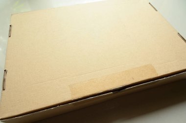 Kargo için kahverengi kutu ambalajı, kağıt desenli