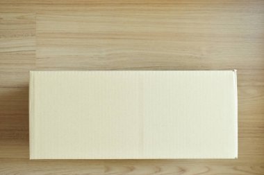 Kargo için kahverengi kutu ambalajı, kağıt desenli