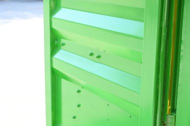 green metal texture background for interior design