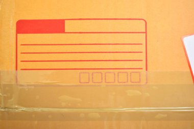 brown box packaging for shipping, paper texture