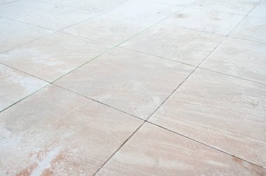 dirty pink tile floor construction industry, interior design