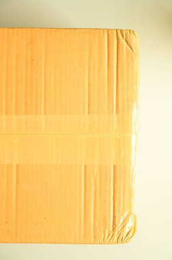 brown box packaging for shipping, paper texture