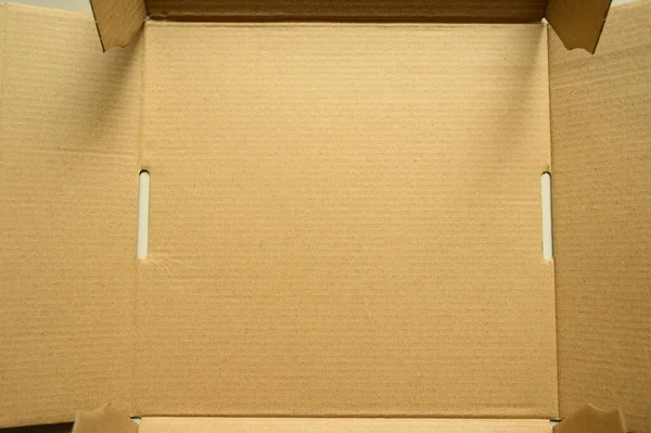 Kahverengi Kağıt Kutusu Doku Arka Plan — Stok fotoğraf