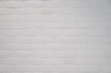 white brick wall texture background, interior design