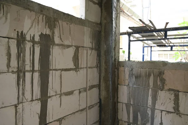 Interior Construction Build Industry Cement Wall — Photo
