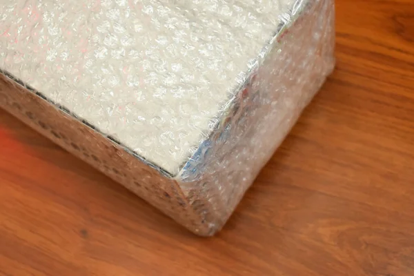 White Bubble Wrap Protect Product Packaging Industry —  Fotos de Stock