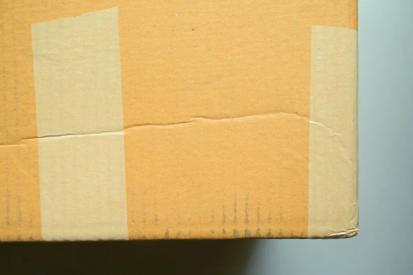 Brown Box Packaging Shipping Paper Texture — Photo