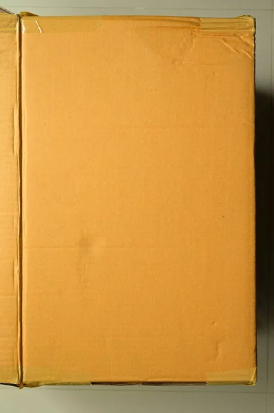 Brown Box Packaging Shipping Paper Texture —  Fotos de Stock
