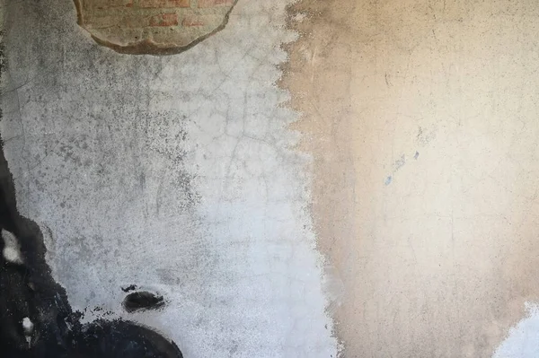 Czarny Brudny Mur Został Spalony Pożaru Przemysł Budowlany — Zdjęcie stockowe