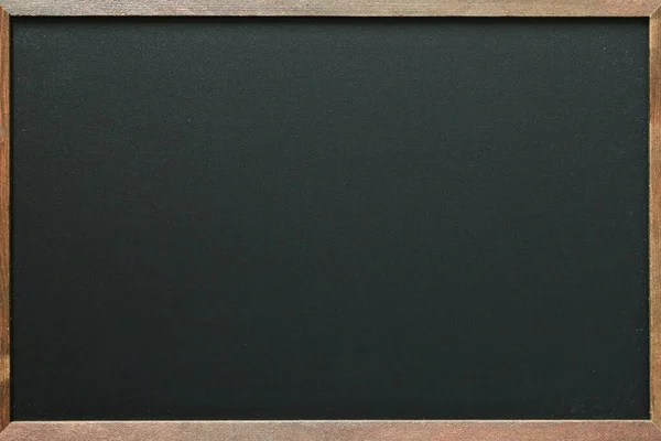 Blank Clean New Chalkboard Wooden Frame Blackboard Education School — Stok fotoğraf