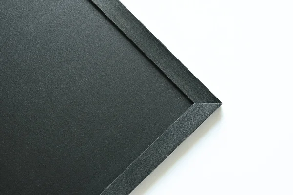 Blank Clean New Chalkboard Wooden Frame Isolated White Background Blackboard — Foto de Stock