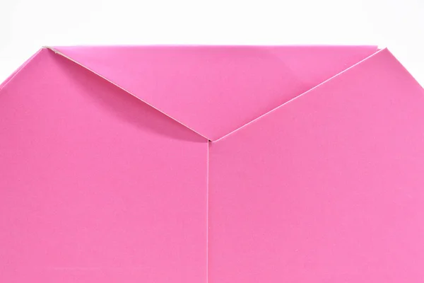 Pink Paper Box Texture Background Package Design — Fotografia de Stock