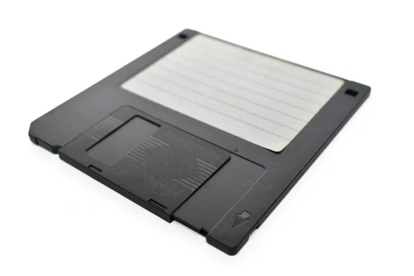 Supporto Memorizzazione Dati Del Computer Magnetico Floppy Disk Isolato Sfondo — Foto Stock