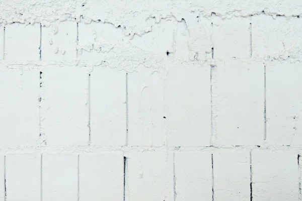 Latar Belakang Tekstur Dinding Semen Bata Putih Kosong Untuk Desain — Stok Foto