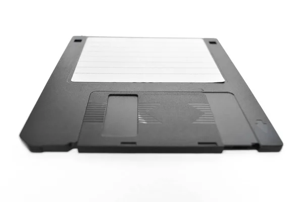 フロッピーディスク磁気コンピュータのデータ記憶装置のサポートは白地に隔離され — ストック写真