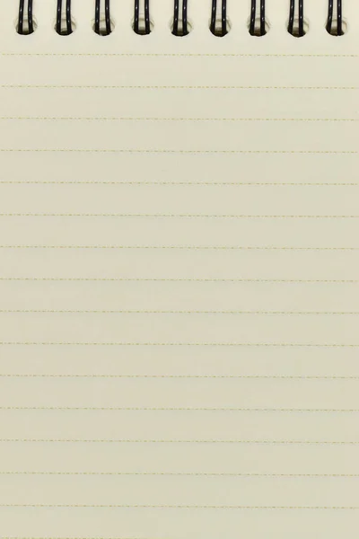 Vista Superior Imagen Cuaderno Abierto Con Página Blanco Fondo Textura —  Fotos de Stock