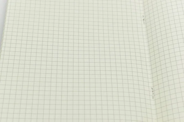 Felső Nézet Kép Nyitott Tervező Notebook Üres Oldal Bélelt Papír — Stock Fotó