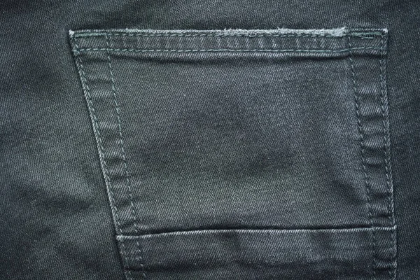 Zwarte Denim Kleding Textuur Achtergrond Textiel Van Broek Mode — Stockfoto