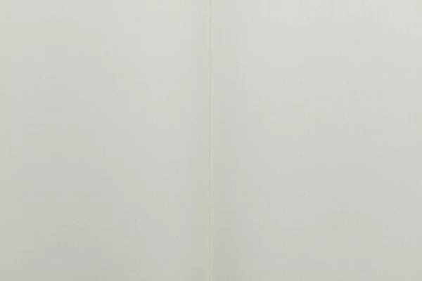 Close Felső Nézet Kép Nyitott Notebook Üres Oldal Foltos Papír — Stock Fotó