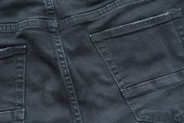 siyah kot elbise dokusu arka plan, pantolon modasının tekstili