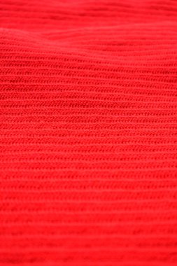 kırmızı yün örgü iplik dokusu, yün kumaş arkaplan