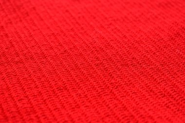 kırmızı yün örgü iplik dokusu, yün kumaş arkaplan