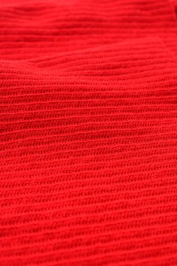 kırmızı yün örgü iplik dokusu, yün kumaş arkaplan