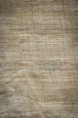kahverengi çuval bezi dokusu arka plan, buruşuk çuval kumaş tasarımı için tekstil
