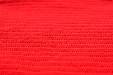 kırmızı yün örgü iplik dokusu, yün kumaş arkaplan