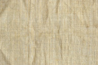 kahverengi çuval bezi dokusu arka plan, buruşuk çuval kumaş tasarımı için tekstil