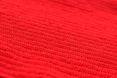 kırmızı yün örgü iplik dokusu, yün kumaş arkaplan