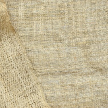 kahverengi çuval bezi dokusu arka plan, buruşuk çuval kumaş tasarımı için tekstil