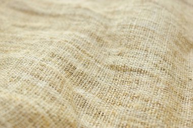 kahverengi çuval bezi dokusu arka plan, buruşuk çuval kumaş tasarımı için tekstil