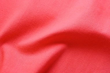 Kumaş kumaşın kırmızı dokusu, moda bezi tasarımı için soyut görüntü