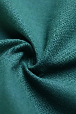Kumaş dokusunun koyu yeşil dokusu, moda bezi tasarımı için soyut resim