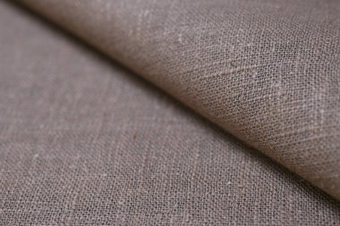 drak kahverengi kenevir viskoz doğal kumaş kumaş kumaş rengi, tekstil moda soyut arkaplan kaba dokusu
