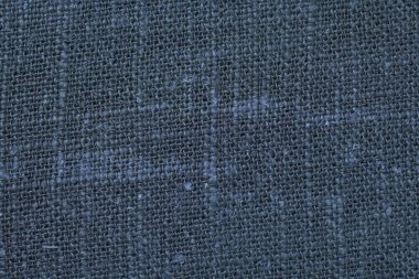 Koyu gri kenevir doğal kumaş kumaş rengi; Tekstil moda soyut arkaplan kaba dokusu