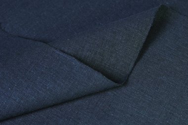 Siyah kenevir doğal kumaş kumaş rengi, tekstil modasının kaba dokusu soyut arkaplan