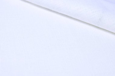 Beyaz kenevir doğal kumaş kumaş kumaş, tekstil modasının kaba dokusu soyut arkaplan