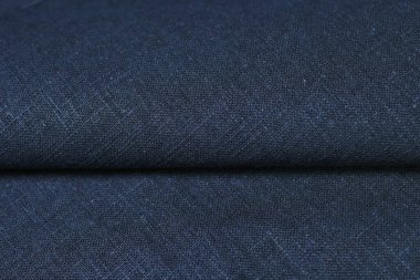 Siyah kenevir doğal kumaş kumaş rengi, tekstil modasının kaba dokusu soyut arkaplan