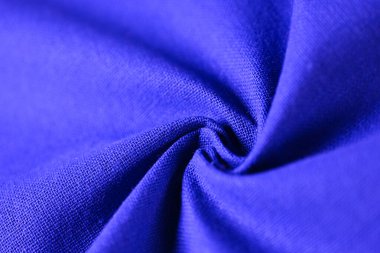 Kumaş tekstil endüstrisinin mavi pamuk dokusu, moda bezi tasarımı için soyut görüntü