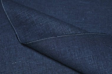 Siyah kenevir doğal kumaş kumaş rengi, tekstil modasının kaba dokusu soyut arkaplan