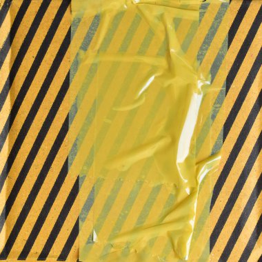 çizgili siyah ve sarı karton kutu dokusu arkaplanı