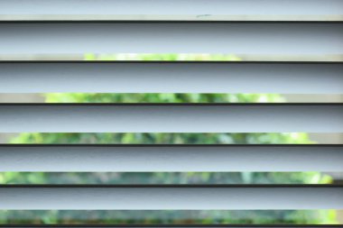 white window blinds in home, object for decorate interior of house