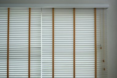 white window blinds in home, object for decorate interior of house