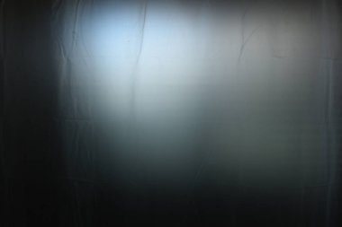 white plastic curtain texture in bathroom, scary scene