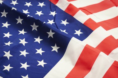 Amerikan dalgası bayrağı dokusu arka planı, ABD