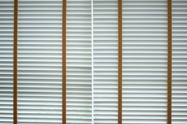 white window blinds in home, object for decorate interior of house