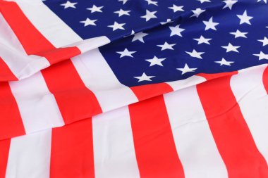 Amerikan dalgası bayrağı dokusu arka planı, ABD